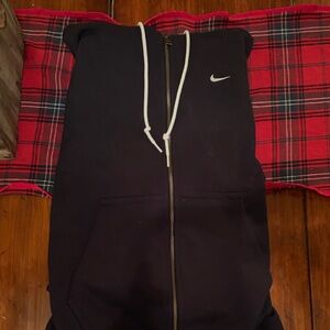 Nike Black Hoodie with White Details